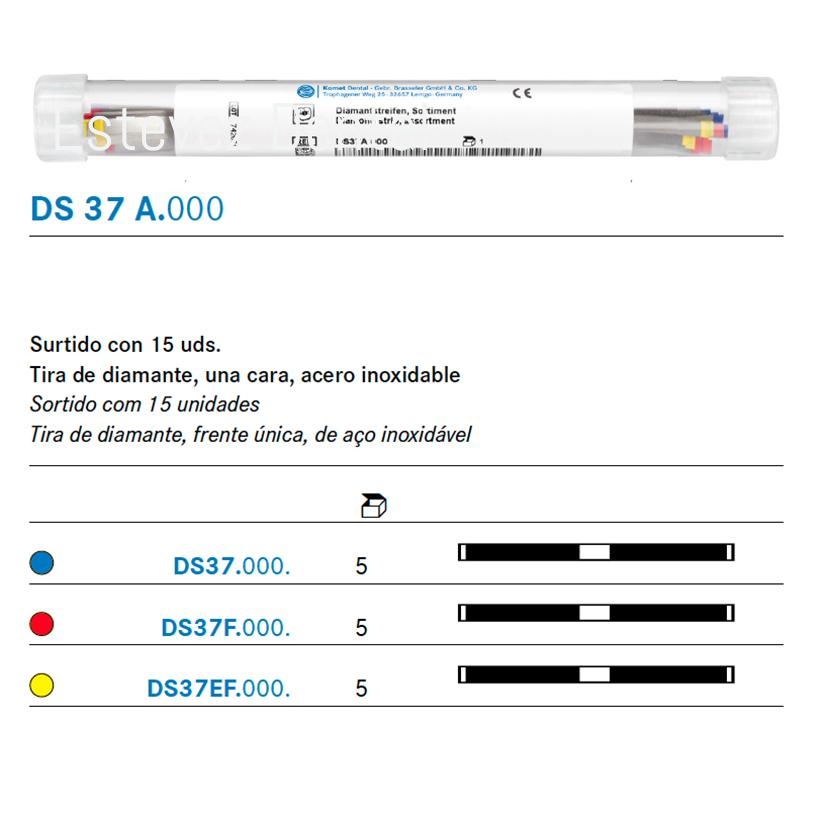 TIRAS PULIR DIAMANT KOMET DS37A
