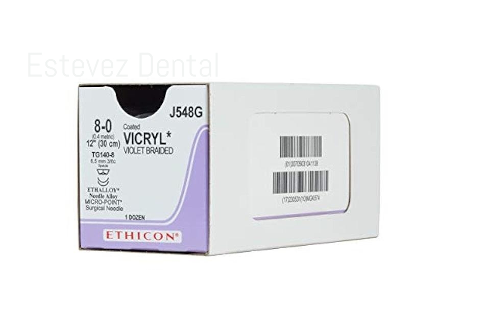SUTURA ETHICON VICRYL 4/0 V5 x12
