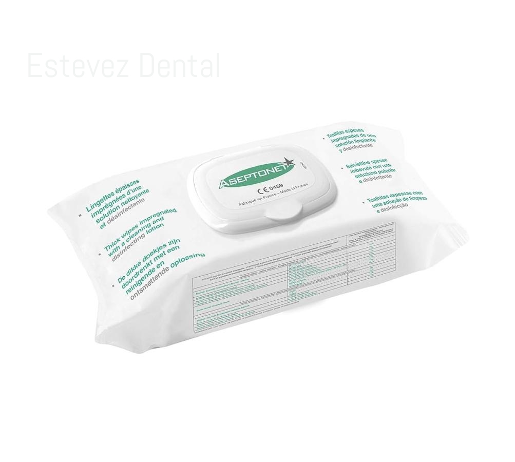 TOALLITAS ASEPTONET GRUESAS x100