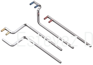RINN XCP BRAZO METAL ANTERI AZUL