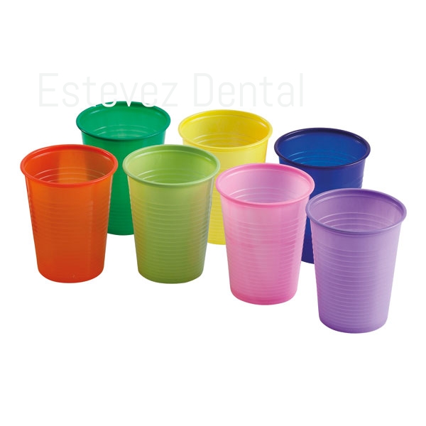 VASOS PLAST EURONDA NARNJA x3000