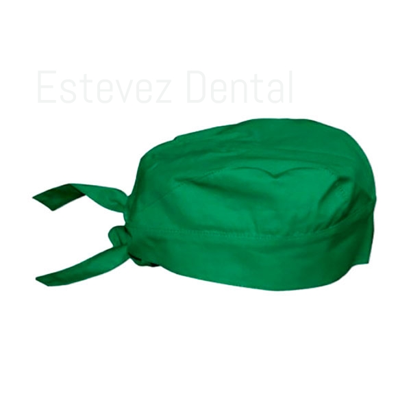 GORRO BANDANA TELA VERDE EURONDA