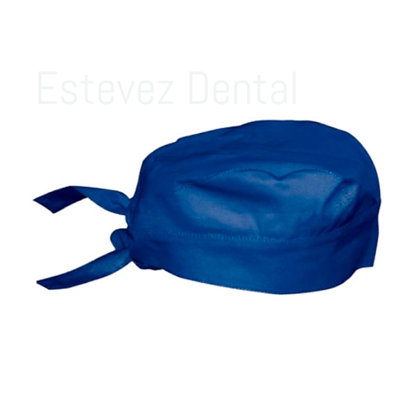 GORRO BANDANA TELA AZUL EURONDA