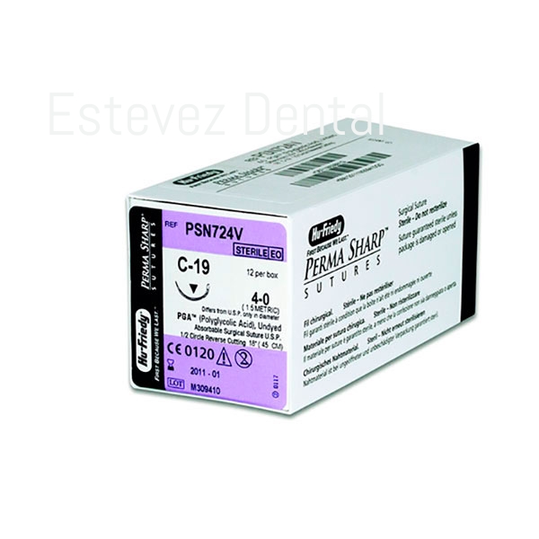 SUTURA HU-FRIEDY PGA 4-0 C-19