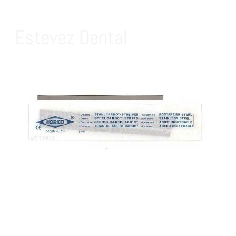 TIRAS ACERO HORICO 6mm. 2 LADOS