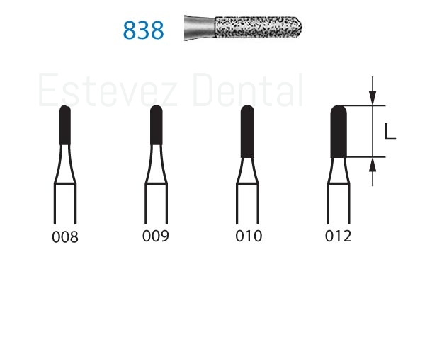 FRESAS FG 838-012 DIAMANTE KOMET
