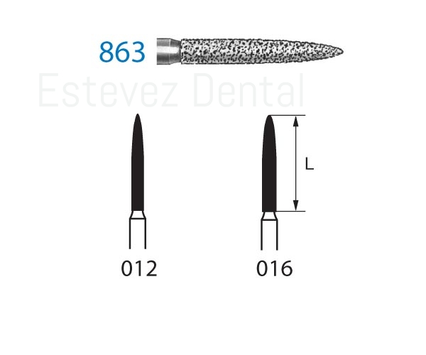 FRESAS FG 863-012 DIAMANTE KOMET