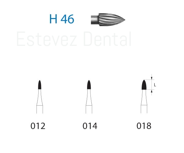 FRESAS FG H46-012 TUNGST.KOMET