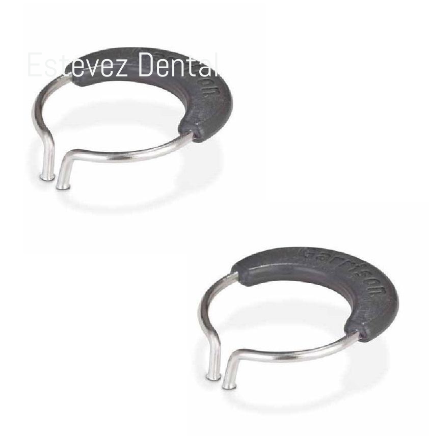 ANILLOS GARRISON 3D GRIS x2