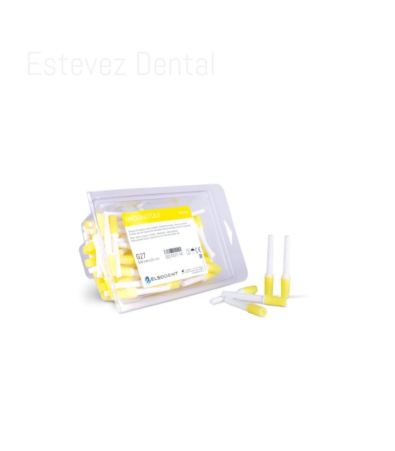 AGUJAS IRRIGACION ENDO G27 x100