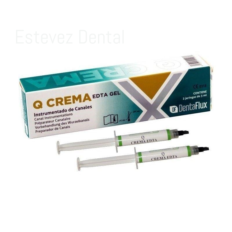 Q CREMA EDTA DENTAFLUX x2 3ML