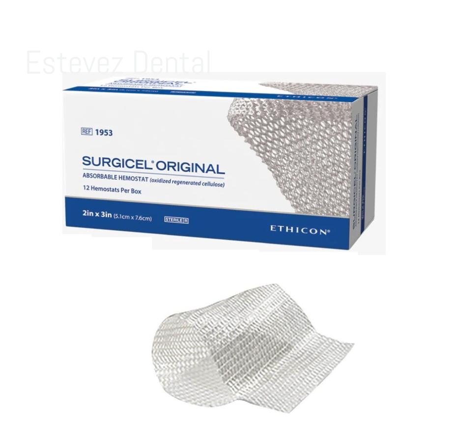 SURGICEL 1,25 x 5 CM 10 UNIDADES
