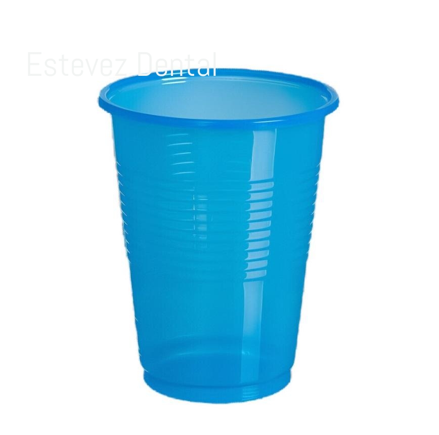 VASOS PLASTICO AZUL x1000