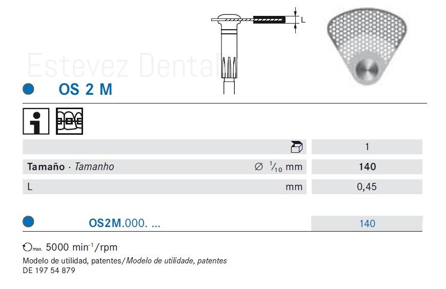 DISCO OSCILANTE OS2M.000.140 045
