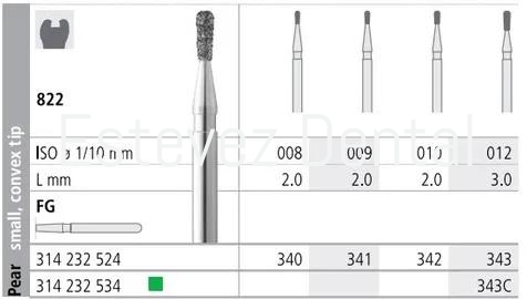FRESAS INT 343 FG 822-012 x6
