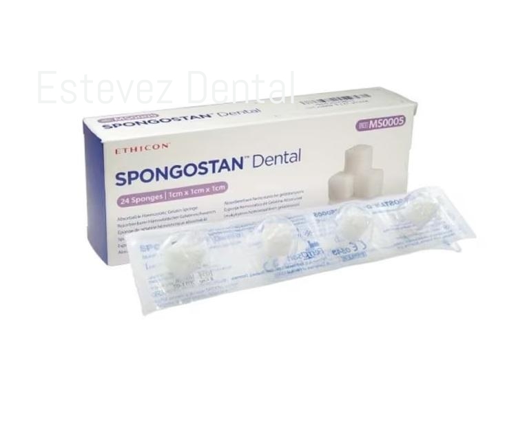 SPONGOSTAN HEMOSTAT 1x1x1CM x24